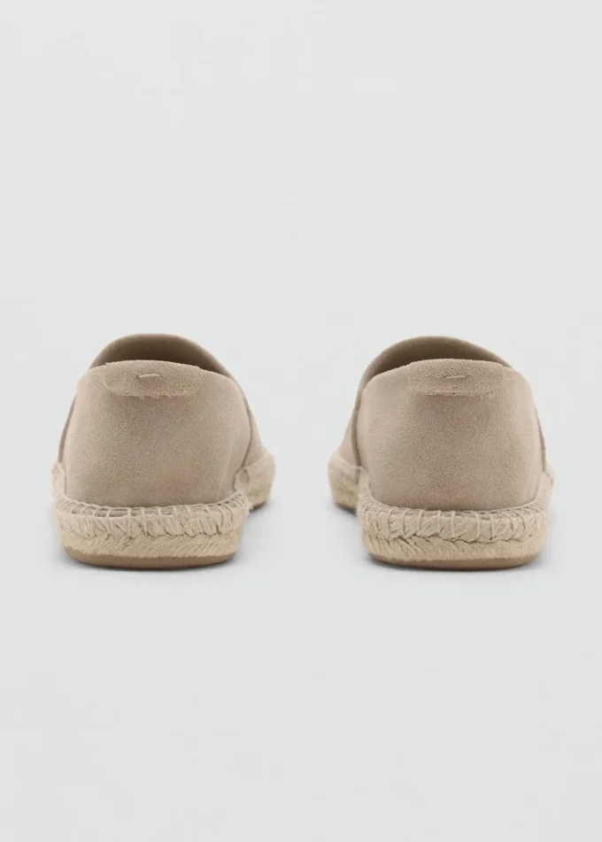 Espadrilky z jutového semiše Espadrilky z jutového semiše