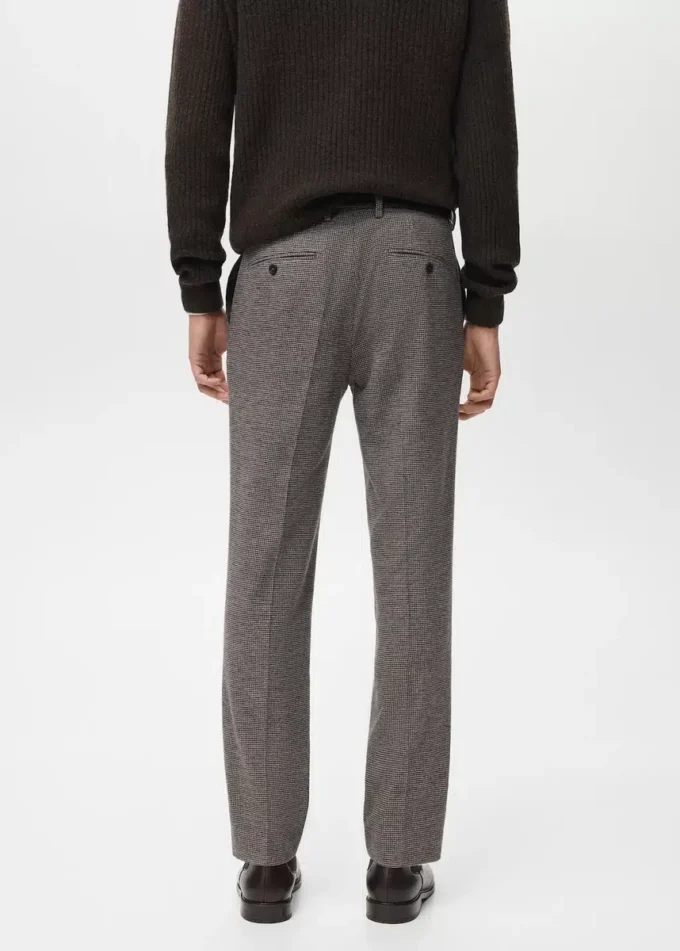 Flanelové kalhoty slim fit Flanelové kalhoty slim fit