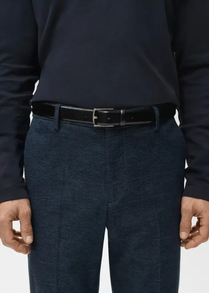 Flanelové kalhoty slim fit Flanelové kalhoty slim fit