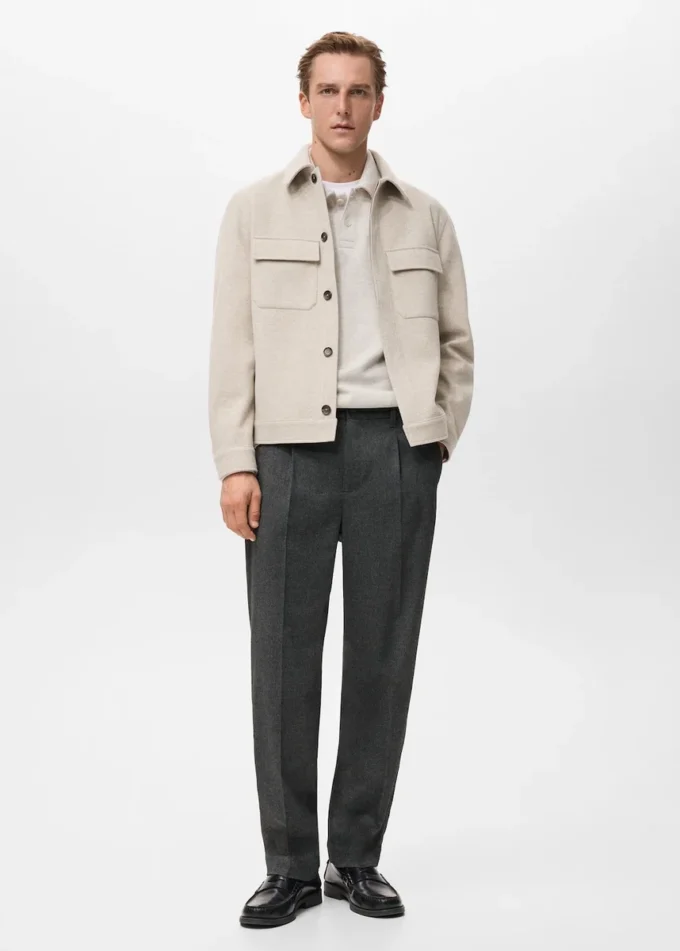 Flanelová košile s kapsami Flanelová košile s kapsami