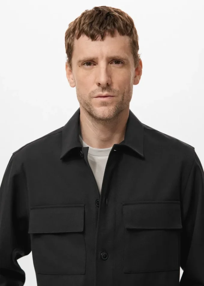 Flanelová košile s kapsami Flanelová košile s kapsami