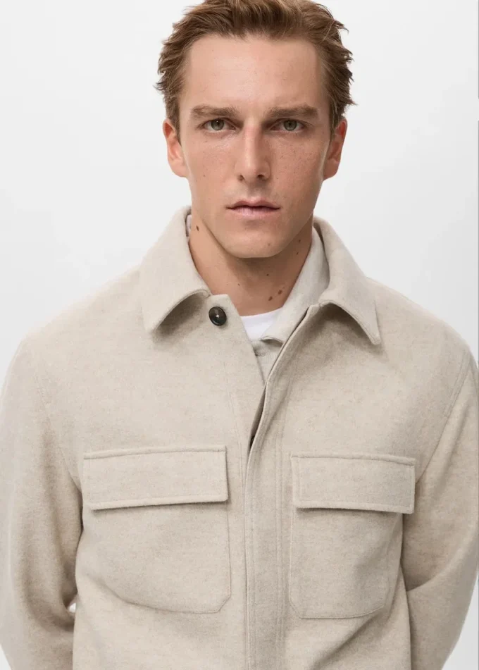Flanelová košile s kapsami Flanelová košile s kapsami