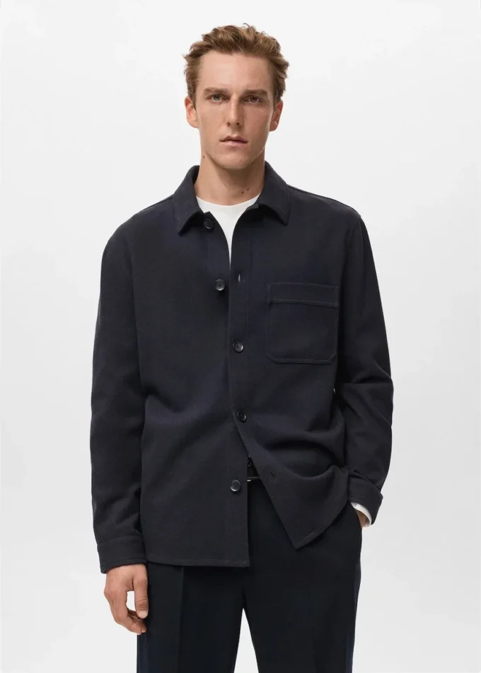 Flanelová košile s pravidelným střihem Flanelová košile s pravidelným střihem