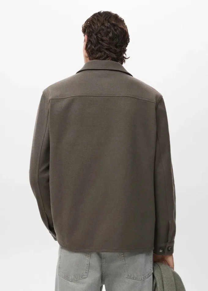 Flanelová košile s pravidelným střihem Flanelová košile s pravidelným střihem