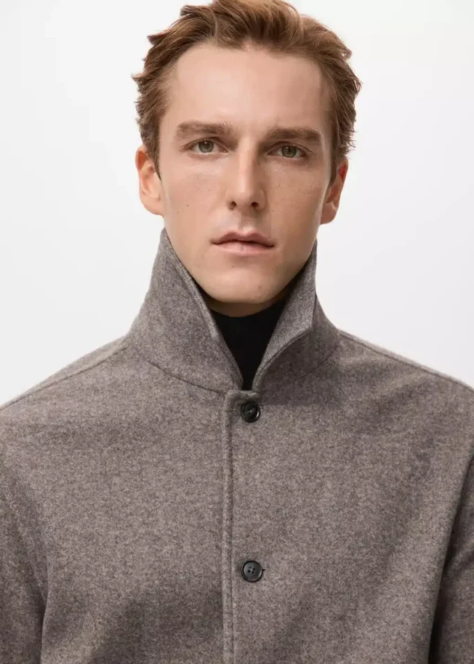 Flanelová košile s pravidelným střihem Flanelová košile s pravidelným střihem