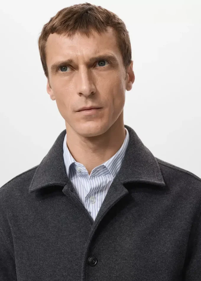 Flanelová košile s pravidelným střihem Flanelová košile s pravidelným střihem