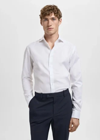 Formální košile ze 100% bavlny, slim fit Formální košile ze 100% bavlny, slim fit