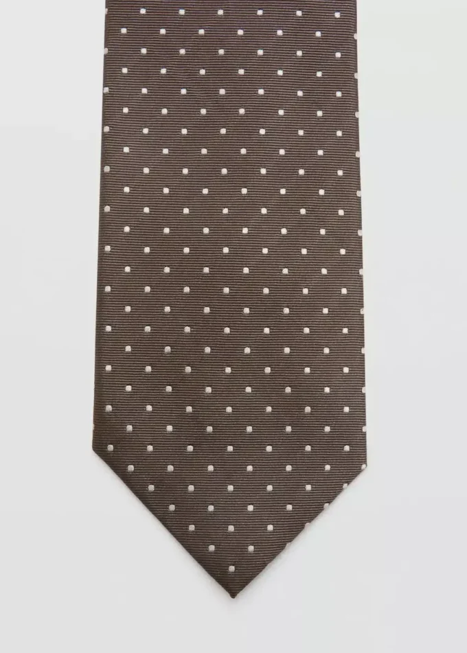 Hedvábná kravata s puntíky Hedvábná kravata s puntíky