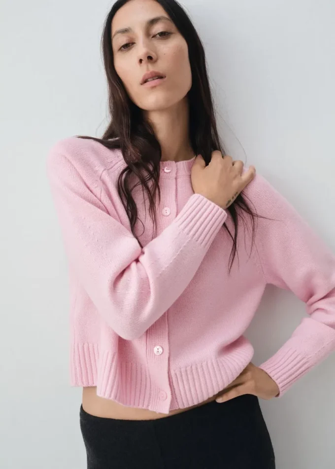 Hrubý pletený svetr z vlněné směsi Hrubý pletený svetr z vlněné směsi