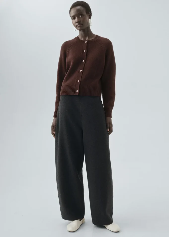 Hrubý pletený svetr z vlněné směsi Hrubý pletený svetr z vlněné směsi