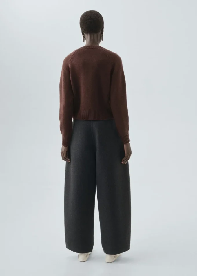 Hrubý pletený svetr z vlněné směsi Hrubý pletený svetr z vlněné směsi