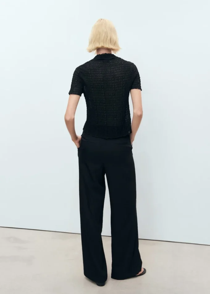 Široké kalhoty s puky Široké kalhoty s puky