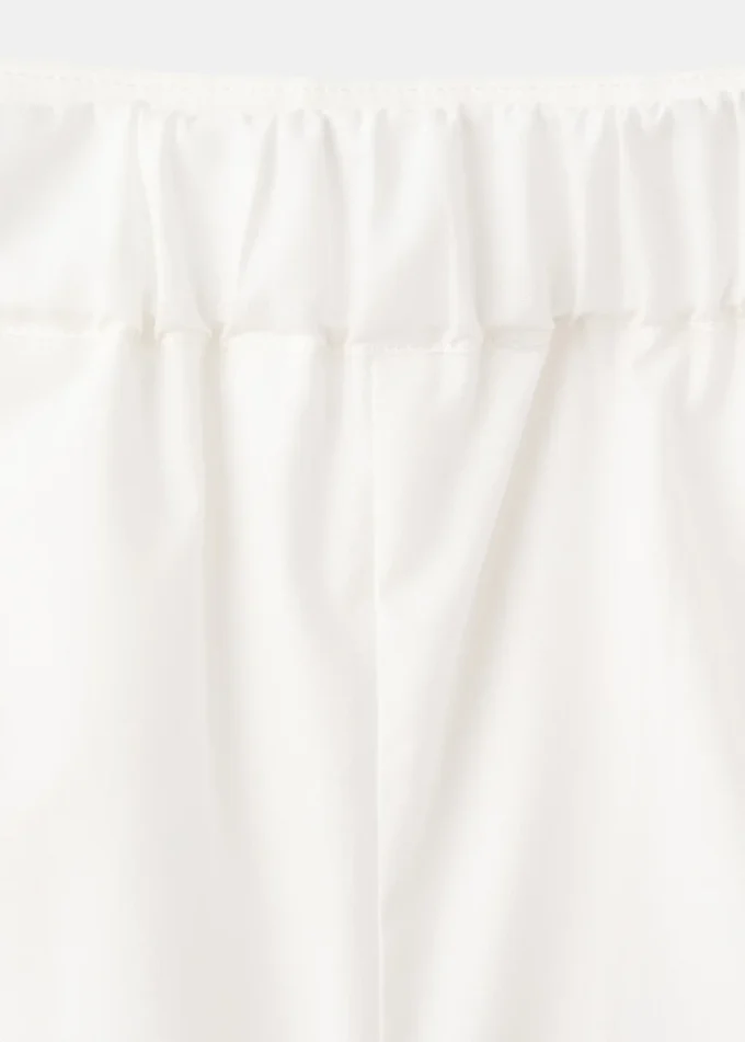 Jednobarevné bavlněné šortky Jednobarevné bavlněné šortky