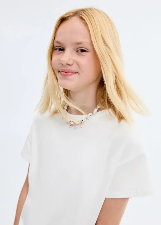 Jednobarevné bavlněné tričko Jednobarevné bavlněné tričko