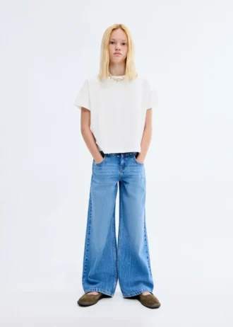 Jednobarevné bavlněné tričko