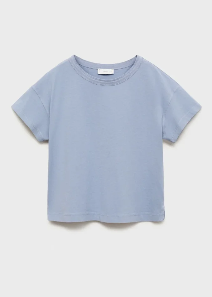 Jednobarevné bavlněné tričko Jednobarevné bavlněné tričko