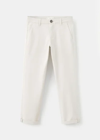 Jednobarevné chino kalhoty