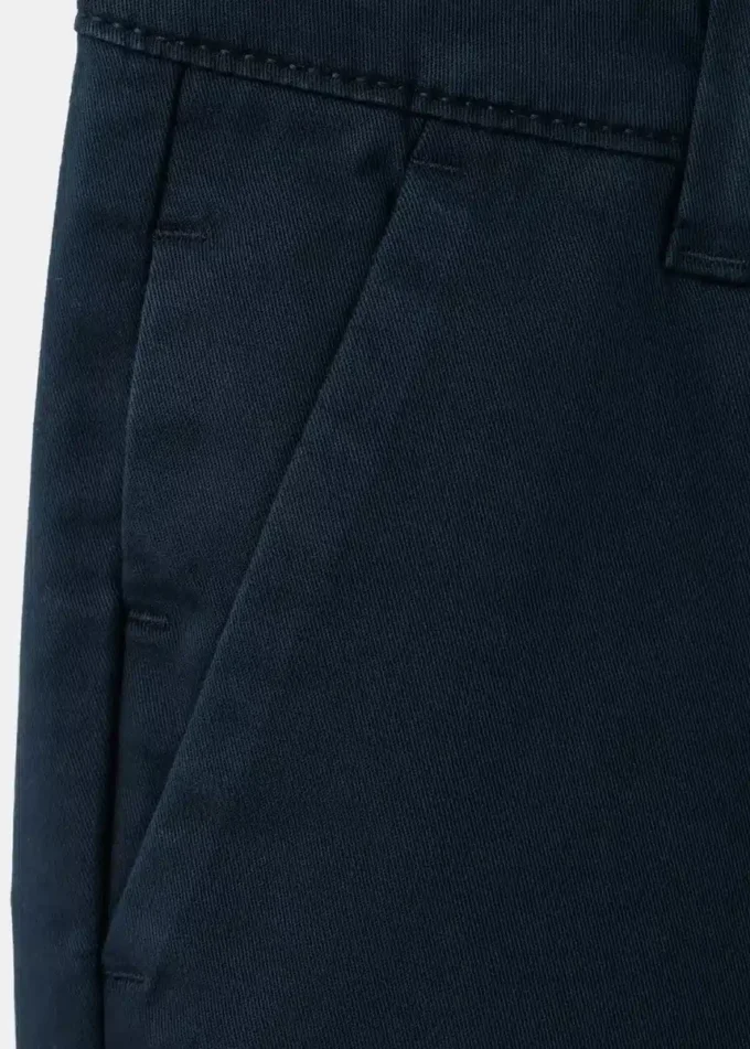 Jednobarevné chino kalhoty Jednobarevné chino kalhoty