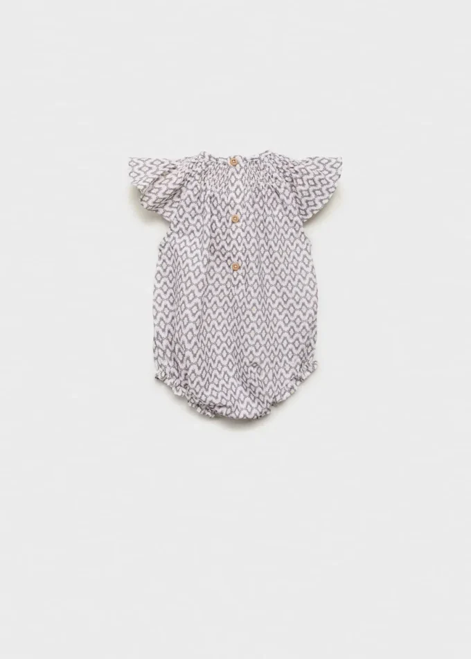 Jednodílný kostým z potištěné bavlny