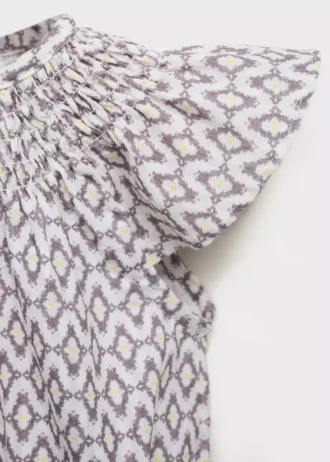 Jednodílný kostým z potištěné bavlny