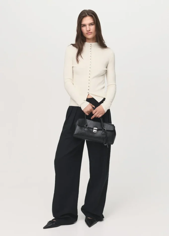 Jemně žebrovaný svetr Jemně žebrovaný svetr