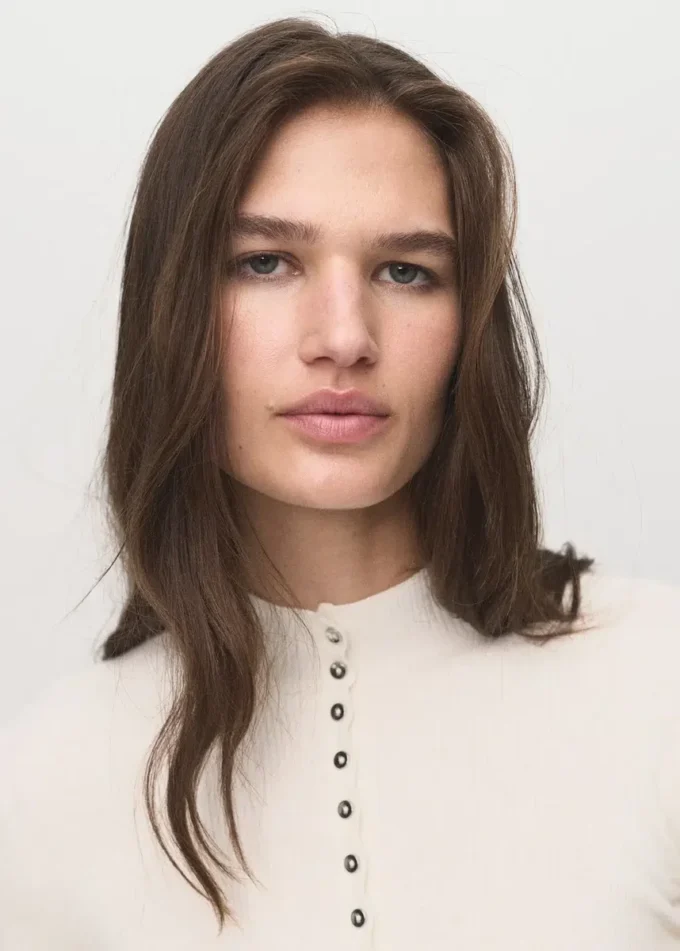 Jemně žebrovaný svetr Jemně žebrovaný svetr