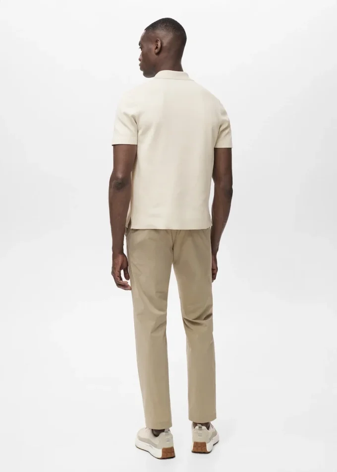 Jemně pletené polo tričko COOLMAX® se zipem Jemně pletené polo tričko COOLMAX® se zipem