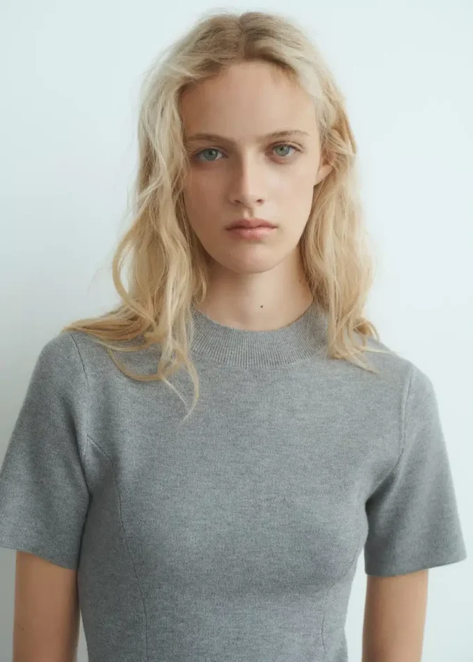 Jemně pletené rozšiřující se šaty Jemně pletené rozšiřující se šaty