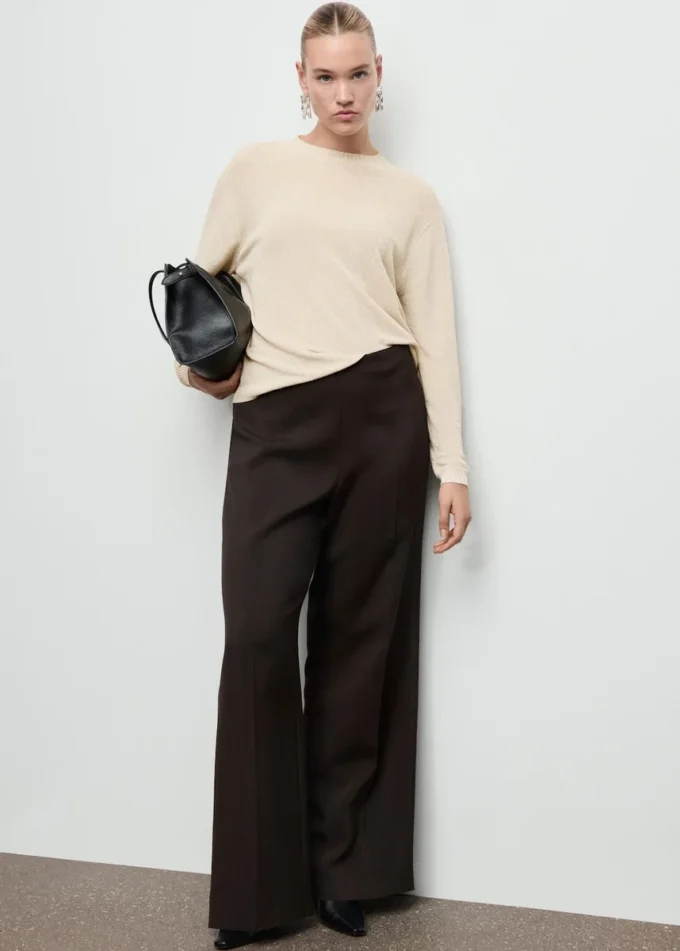 Jemně pletený svetr s lurexem Jemně pletený svetr s lurexem