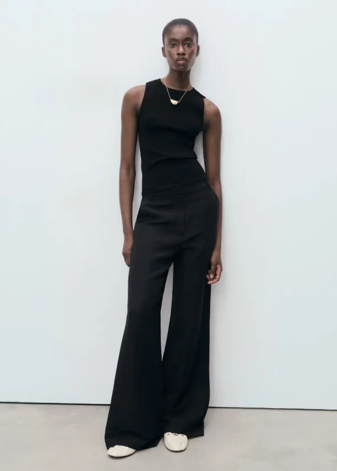 Jemně pletený top Jemně pletený top