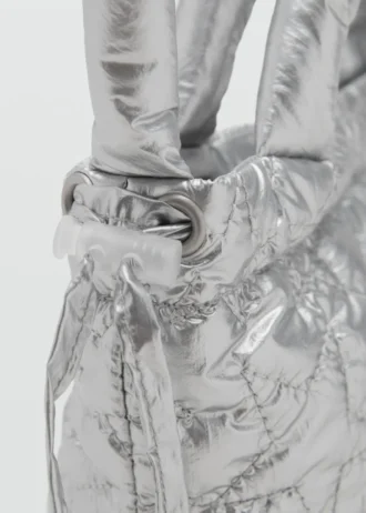 Kabelka s hvězdami v metalické barvě