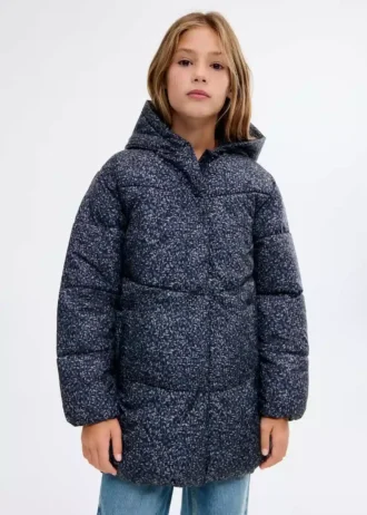 Kabát s květinovým potiskem