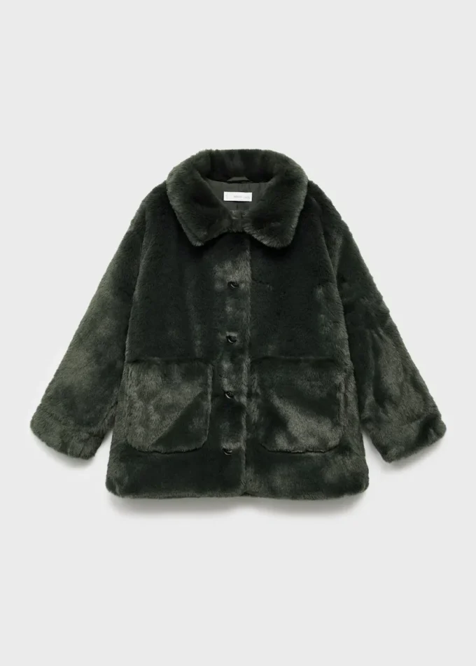Kabát z umělé kožešiny Kabát z umělé kožešiny