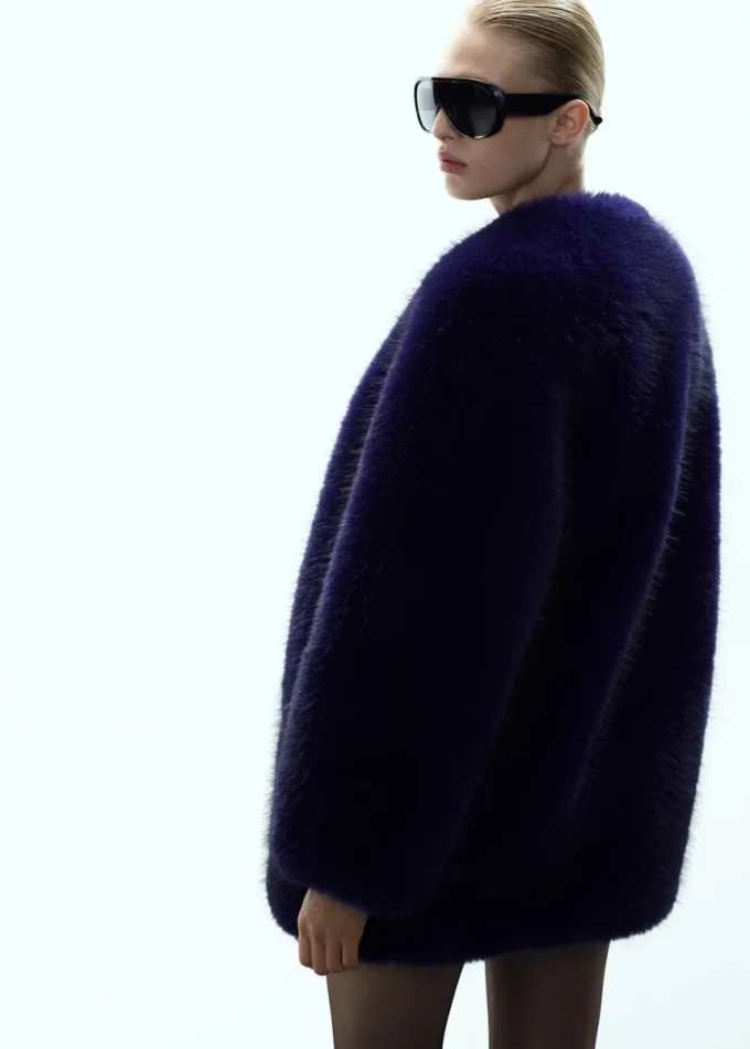 Kabát z umělé kožešiny Kabát z umělé kožešiny