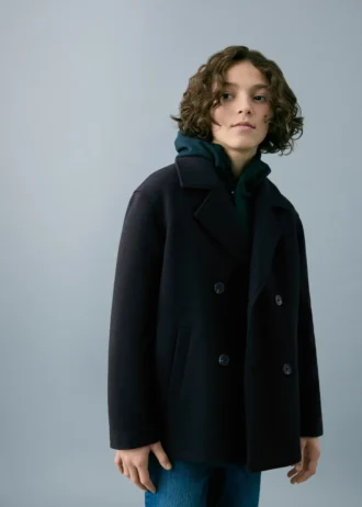 Kabát z vlněné tkaniny
