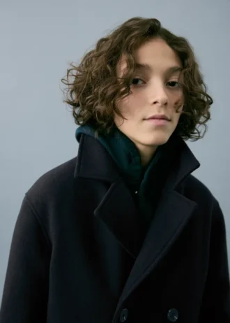 Kabát z vlněné tkaniny