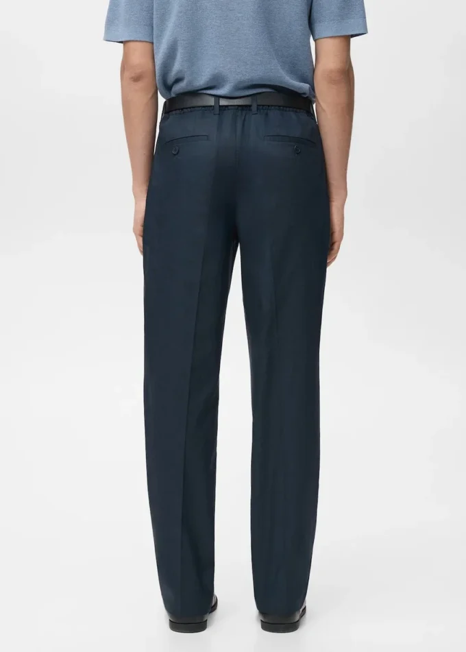 Kalhoty s pravidelným střihem, plisované, splývavé Kalhoty s pravidelným střihem, plisované, splývavé