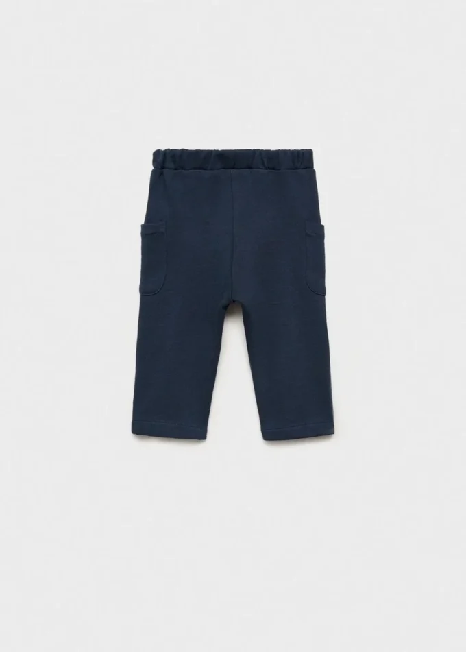 Kalhoty s rovným střihem a knoflíky Kalhoty s rovným střihem a knoflíky