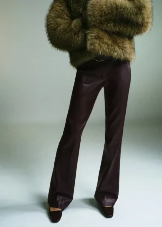 Kalhoty z umělé kůže