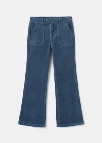 Kalhoty z umělého sametu