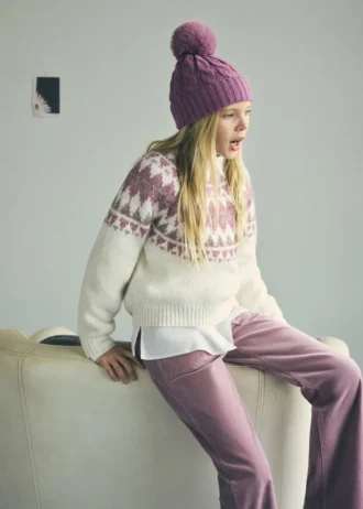 Kalhoty z umělého sametu