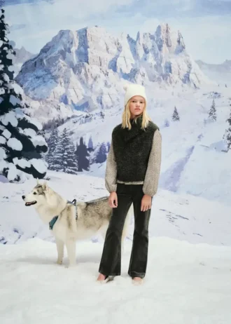 Kalhoty z umělého sametu