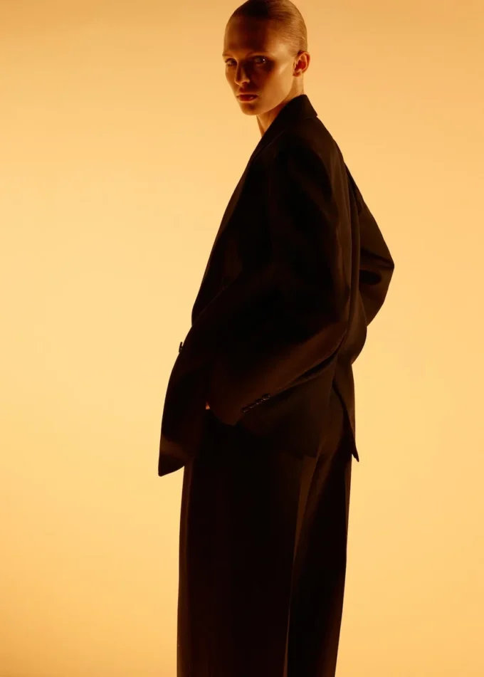 Kalhoty z vlněné směsi Kalhoty z vlněné směsi