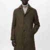 Klasický kabát ze směsi vlny Klasický kabát ze směsi vlny