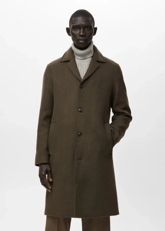 Klasický kabát ze směsi vlny Klasický kabát ze směsi vlny