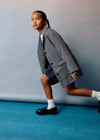 Dlouhý látkový kabát