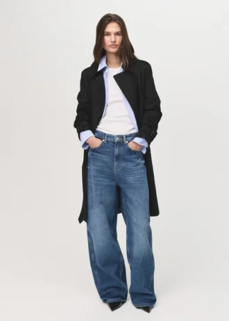 Klasický trenčkot s páskem