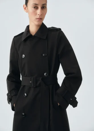 Klasický trenčkot ze 100% bavlny