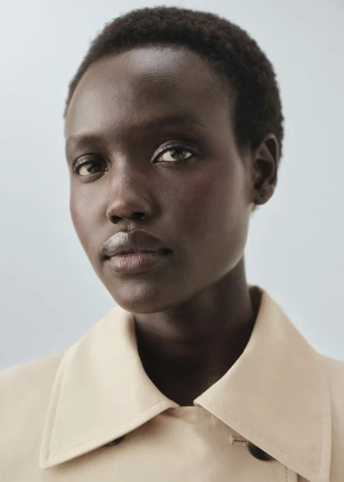 Klasický trenčkot ze 100% bavlny