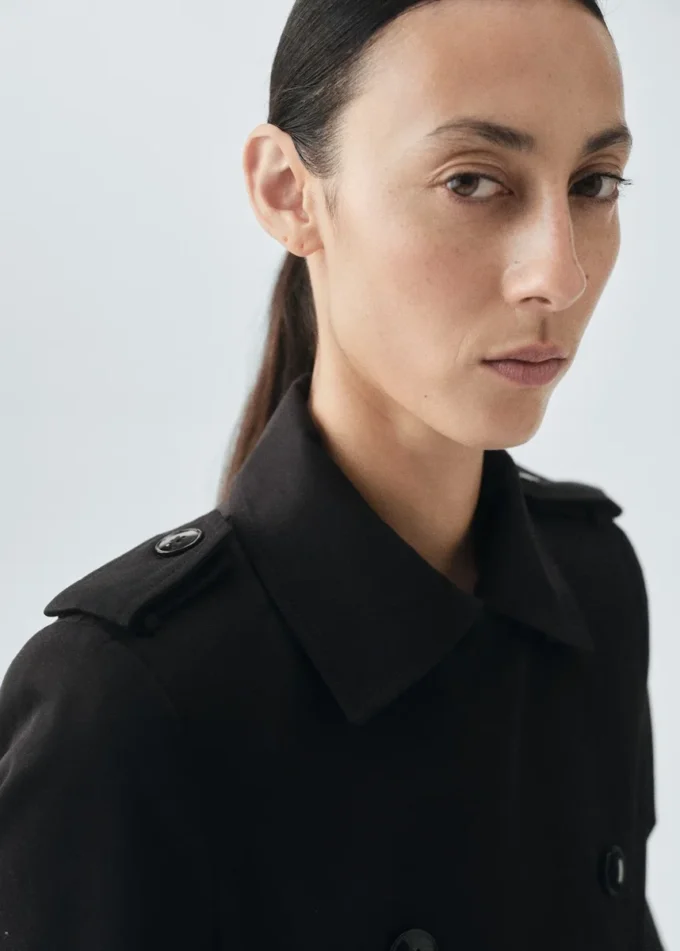 Klasický trenčkot ze 100% bavlny